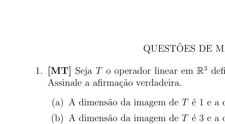 Imagem original da questão 1, parte 2 de 2