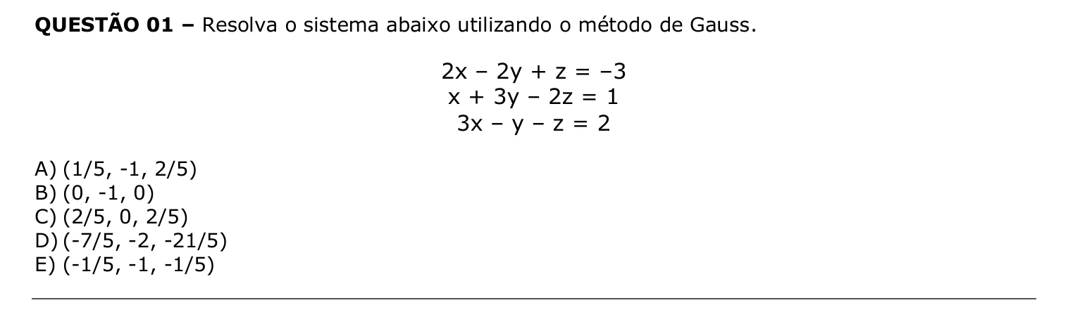 Imagem original da questão 01